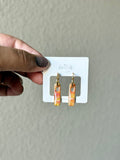 Oblong Bar Polymer Clay Charms for Hoop Earrings