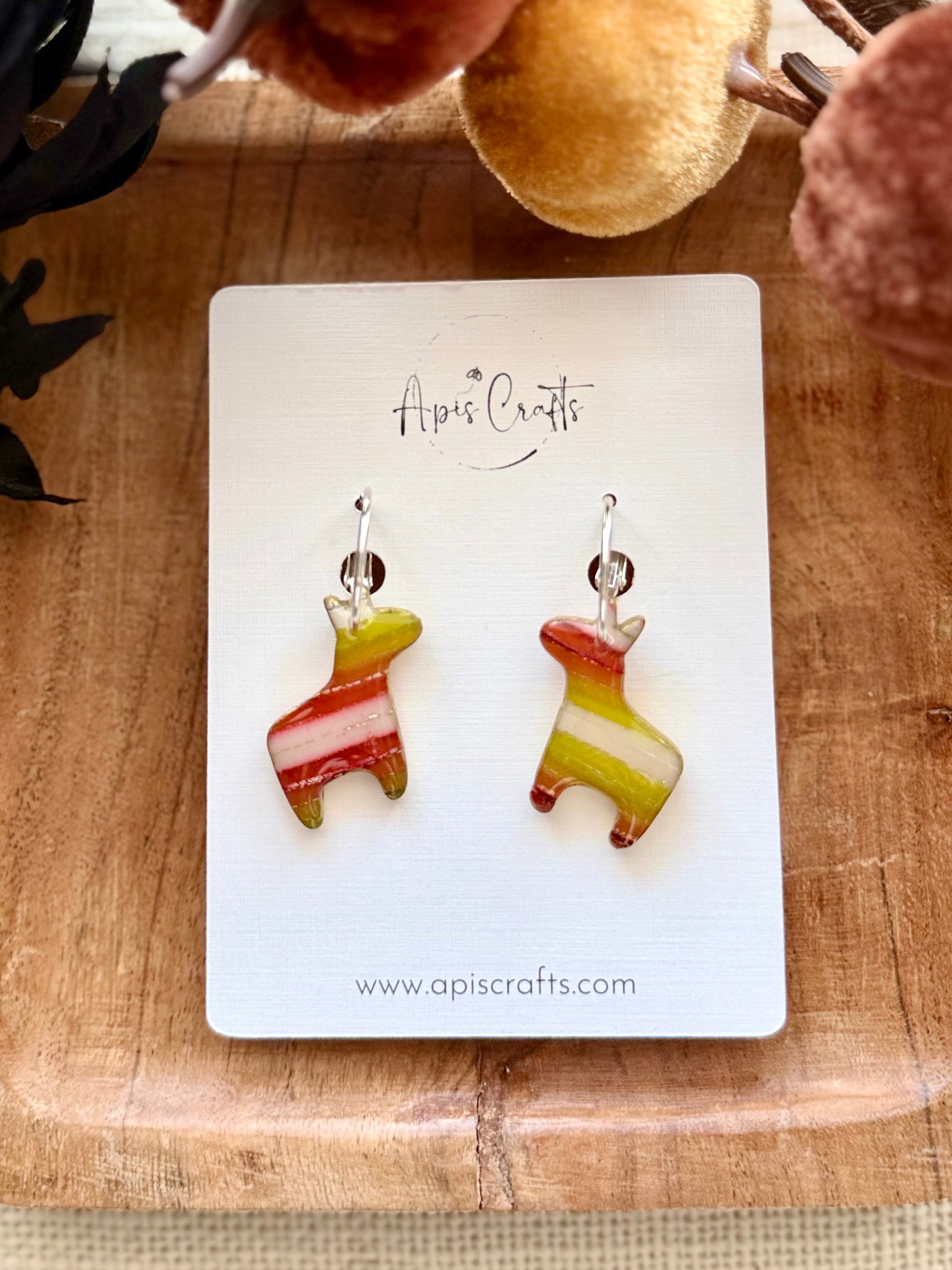 Burro Dangle Earrings - Maize