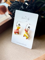 Burro Dangle Earrings - Maize
