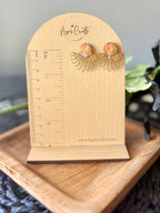 Sunburst Post Earrings - Maize