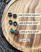 Pebble Polymer Clay Charms for Hoop Earrings
